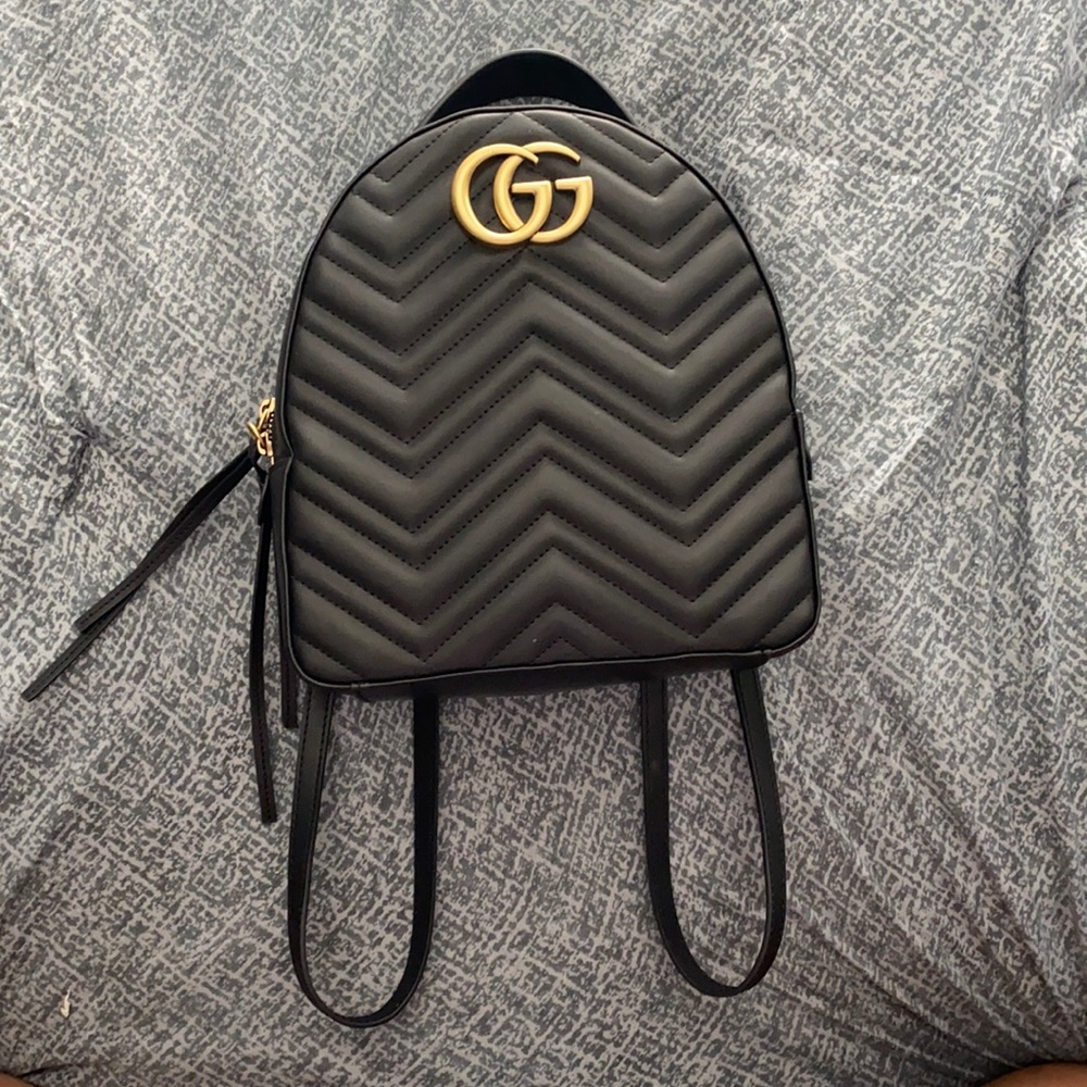 GUCCI BLACK BACKPACK